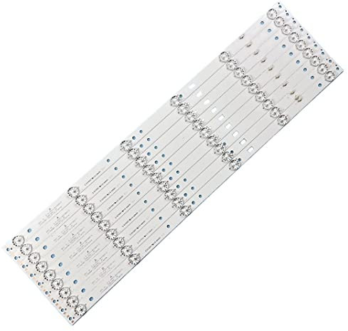 RobertDTesta LED Backlight 5set=45pcs LED backlight strip for PEERLESS 55 Smart TV 5530 JS-D-JP5510-A61EC/B61EC E55DU1000 4K FHD