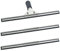 Novaliv Fensterabzieher Profi 25 cm + 2X Ersatzgummi für Fensterreiniger Edelstahl mit auswechselbaren Gummilippe Fensterlippe Fensterreinigung Abzieher Fenster Fensterputzer Fensterwischer