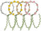 4 Stücke Blumen-Kränzchen Haarreif Kopfschmuck Blumenkranz Künstliche Blumen Blumen-Kinder für Hochzeit Zeremonie Party
