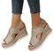 Sandali Donna Eleganti Blu Sandalo Argento Plateau Comodi Sandalo Gioiello Antiscivolo Con Zeppa Sandali Casual Soffice Scarpe Estive Sandali Donna
