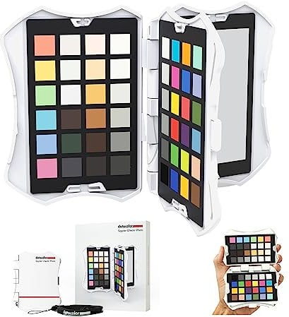 Datacolor Spyder SCK310 - Strumento portatile per la corrispondenza dei colori con custodia ergonomica, 62 obiettivi di colore, tabella di correzione del colore per fotografia e ritratti