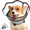 VavoPaw Halskrause Hund Leckschutz, Halskrause Hund nach Op Weiche, Atmungsaktive Schutzkragen Wasserdicht PVC, Verstellbar Leichtgewicht Genesungshalsband, Haustier Elisabethanischer, S, Grau