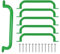 ESPETS ESPETTS 17 Inch Green Metal Safety Handles for Playground 6 Pack - Swing Set Accessories Grab Handles, Playset Hand Grips, Indoor Monkey Bars for Jungle Gym, Climbing Frame