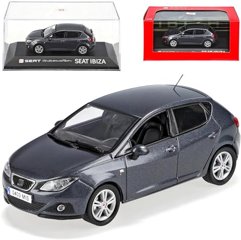 Generisch Seat Ibiza Ab 2008-2012 Vor Facelift Track Grau 5 TÜrer 6j 1/43 Modell Auto Modellauto