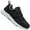 AZMAHT Chaussures pour œdèmes diabétiques Larges Chaussures pour Personnes âgées gonflées de Pied de Grande Taille, Chaussures de Sport réglables,Men Black,43/265mm