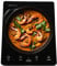 EMtronics 2000W Single Induction Cooker Hob with 9-Level Temperature Control, Black Glass Top with Touch Sensor - Black