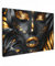 MuchoWow© Wandbilder Groß 120x80 cm XXL Schlafzimmer Home Deko Wohnung Bild Wohnzimmer Fotoleinwand Wand Bilder Leinwand Wall Decor Frau - Porträt - Luxus - Make-up - Gold