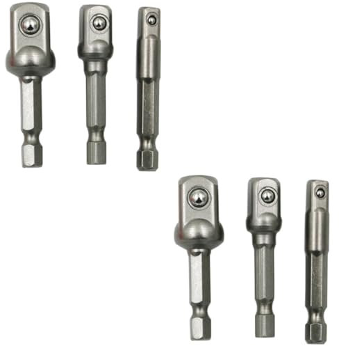 BESPORTBLE 6pcs Socket Adapter Set Impact Socket Extension Connector Spanner Set Wrench Tool