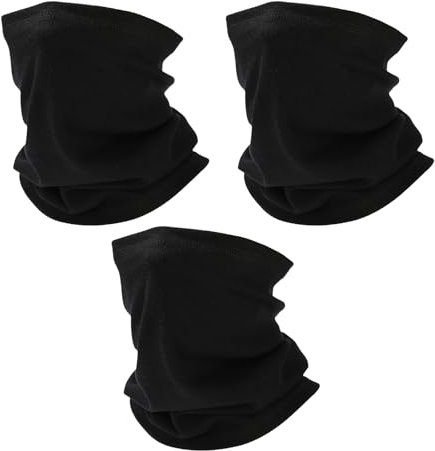 3 Pcs Multifunktionstuch Schlauchschal Herren Damen Winddicht Sonnenschutz Gesichtsmaske Bandana Atmungsaktiv Winter Loop Schal Elastisch Sport Halstuch für Outdoor Skifahren Motorrad Radfahren Laufen