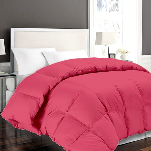 HOMEROKK Couette 220 X 240 cm Rouge 450GR/M² Microfibre Douce - Qualité supérieure - (2 Places)