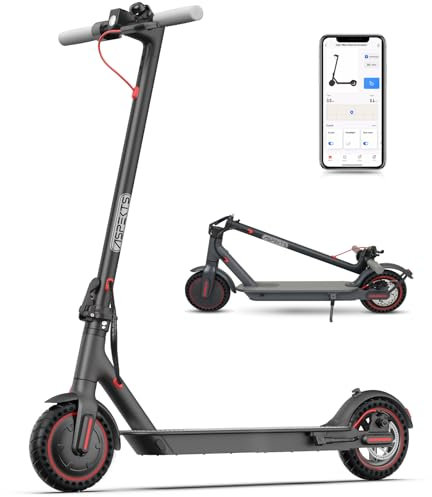 Trottinette électrique Aspekts A20 Pro pour Adultes, Trottinette Pliable de 8,5 Pouces, Batterie 36V 10Ah, autonomie de 30km, Moteur 650W, Doubles Freins, pneus nid d'abeille increvables