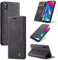 Cracedily Coque pour Galaxy A10 / Galaxy M10 Pochette, Etui Protection Housse Premium en Cuir PU, Etui à Rabat Pochette de Portefeuille Étui pour Samsung Galaxy A10 Case, Noir