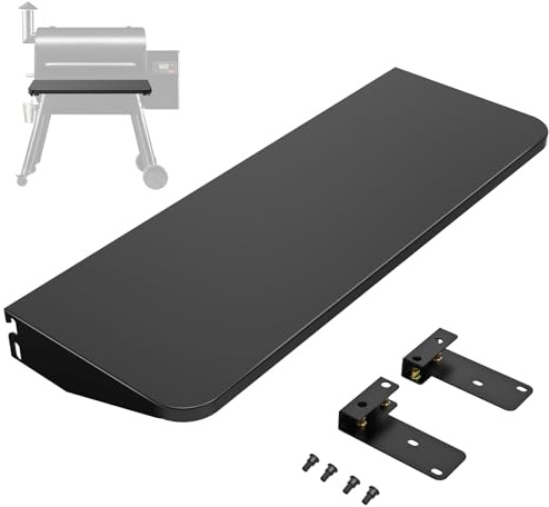 Linone Klappbare Frontablage für Traeger Pro 780 und Ironwood 885 Pelletgrills – kompatibel mit Traeger BAC442, robustes Grillzubehör für zusätzlichen Platz zur Vorbereitung, 83,8 x 30,5 cm