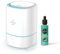 TIENDIFY - Humidificador de Esencia y Difusor de Aroma con Luz LED Ambar Perfums + Esencia 50 ml. a Elegir - Aromaterapia - Ideal para Hogar, Oficina y Dormitorio (EUCALIPTO)