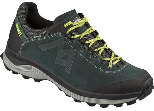 Meindl Antero 1.0 GTX wasserdichte und komfortable Herren Wanderhalbschuhe mit griffiger Laufsohle und Goretex Membrane Oliv EU 46,5
