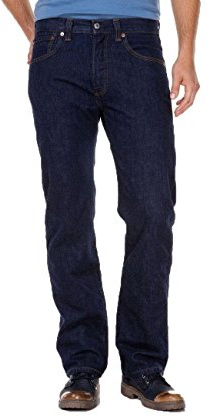 Levi's Jeans, Blue (Dark Stonewash), 34W x 32L