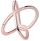 Boowhols-Glänzender Hipster-Ring mit einfacher Linie 925 Sterling Silber Schmuck