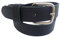 Streeze 24mm Ledergürtel für Jungen. Schwarzer Kinderledergürtel Schulgürtel (66cm - 70cm Taille, Schwarz)