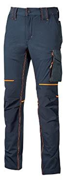 U-Power World, Pantaloni Cargo Slim Fit, con Multi Tasche Frontali e Laterali, Pantaloni Comodi ed Estensibili, con Bottone Frontale, Tessuto Traspirante (DEEP BLUEE - 3XL)