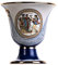 BEAUTIFUL GREEK STATUES Pythagoras Tasse der Gerechtigkeit Dionysos Merkur Pythagoräische Messe Tasse Antike Griechenland Blau Kobalt nutzbar
