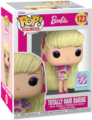 Funko Barbie Figura Vinilo Totally Hair Barbie 123 Unisex Pop! Multicolor PVC