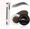 Boobeen Eyebrow Stencil Kit, Wasserfeste Augenbrauen Pomade Gel, Defines Brow Cream, Brow Stamp Shaping Kit, Augenbrauenpinsel, Augenbrauen Makeup für Frauen