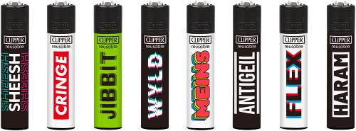 Clipper Feuerzeug 4er Set: (Slogan 47)