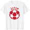 japan Soccer Ball Flag Jersey - Japanese Football T-Shirt