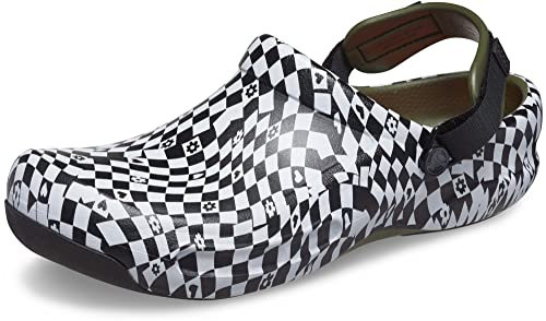 Crocs Unisex Adulto Bistro Pro LiteRide Graphic Clog Zueco, Black/White, 36/37 EU
