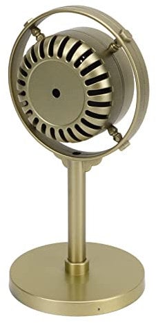 Microphone Prop Model, Retro Microphone Prop Classic Old Style Decoration for Party Shooting (Gold)