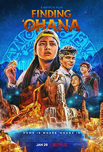 Finding Ohana Poster A2 - Filmkunstposter in verschiedenen Größen für Wohn- oder Schlafzimmerideen. Randlose Kultfilmbilder, klassische ikonische 70er, 80er, 90er Jahre, Vintage-Retro-Wanddekoration,