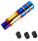 Baceyong Aluminium Gebranntes Blau Universal Schaltknauf Schalthebel Kopf V2-13CM