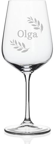 Wanapix | Copa de Vino Personalizada | Copa de Cristal Grabada para Vino con el Nombre o Texto que quieras | Copa de Cristal | Name
