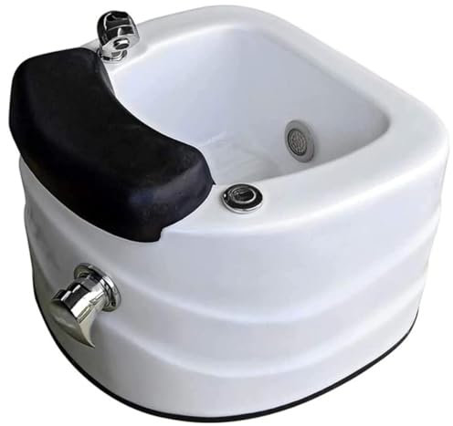 ZHPPED Tragbare Pediküre-Fuß-Spa-Badewanne, Pediküre-Schüssel, Fußbad, Fuß-Whirlpool, Pediküre-Spa-Badewanne, Acryl-Pediküre-Stuhl, Shampoo-Waschbecken, Waschbecken, Spa-Fußdusche, Waschsalon
