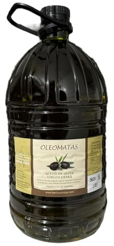 FYSHOP. ACEITE DE OLIVA VIRGEN EXTRA GARRAFA DE 5 LITROS | Aceite de Oliva Virgen Extra de Extremadura | Aceite Oliva Virgen Extra 5 Litros | AOVE