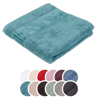 liebling Handtuch Bio Baumwolle, Serie Organic, 500 gr. / m², 50 x 100 cm, 60 Grad, saugstark, schnelltrocknend, Farbe: Petrol