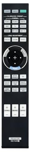 RM-PJ22 Replace Remote Control Compatible with Sony VPL-VW600ES VPL-VW1000ES VPL-VW1100 VPLVW600ES VPLVW1000ES VPLVW1100 RM-PJ25 Home Theater Projector