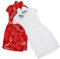DRESSOOS 2 Stück Babypuppe Cheongsam Zarte Puppenkleidung Höschen Für Wiederverwendbare Und Dekorative Chinesische Stil