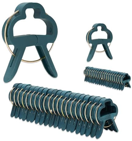 Azhong toys 100 Stück Pflanzenclips Pflanzenklammern Pflanzenhalter Pflanzenbinder Rankhilfe für Tomaten, Gurken, Rosen oder ähnliche Rankpflanzen in 2 Größen (50 große + 50 kleine)