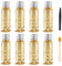 8 Flasche Blattgold Essbar, Dessert Goldfolie Flocken Multifunktion Blattgold Blätter Lebensmittel-Goldfolie Dekoration für Mousse-Kuchen Backen Schokolade Kunsthandwerk Dekoration(+1 Clip+1 Pinsel)