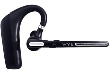 WYE ProVoice Y-HS13 Bluetooth 5.1 Business Headset – 80H Talk Time, CVC8.0 + ENC Noise Cancelling Mic, USB-C Charging, One-Ear Design, Dual Device Pairing, 13mm Driver, Mute Button – Black