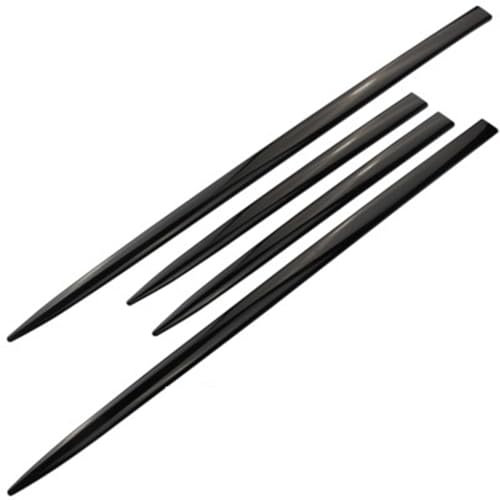 XSSJXMDJ Baguette de carrosserie pour BMW 5 Series E39 1995-2010, Bande décorative de Porte Anti-Collision Accessoires Automobiles,A-Black-96cm*3.5cm*1cm