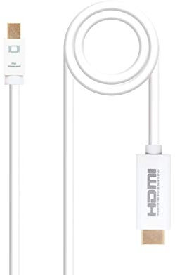 Watio Wave Converter - mini displayport to hdmi of 5m, white, allows connection of devices to external displays with high definition.*