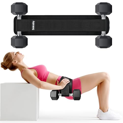 Sdakubby Premium Hantel Hip Thrust Gerät, Hip Thrust Belt Für Kurzhanteln