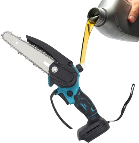 ANEELV Mini-batterimotorsåg 15 cm, kompatibel med Makita 18 V batteri