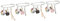 FOMIYES 2sets Paintbrushes Brooches Chic Alloy Breastpins for Artists Stylish Lapel Accessories for Clothing and Scarves for Creative Souls 2pcs*2