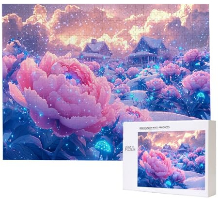Puzzle für Erwachsene 5000 Teile Traum Peonien 156 x 105cm Puzzles für Erwachsene Pädagogisches Spiel Herausforderung Spielzeug 5000 Teile Puzzles für Kinder Als Geschenk und Wanddekoration l-605