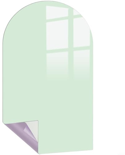 Magnetische Tafelfolie Wandaufkleber aus PVC, abnehmbar und beschreibbar, 40 x 100 cm, inkl. bunter Kreide und Lappen, für Kinderzimmer, Spielzimmer oder Klassenzimmer für DEKO und Lernspiele(Grün)