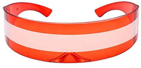 LDDIFHWW Monobloc Sonnenbrille Im Robocop Stil, Ideal für Partys Und Halloween Kostüme für Erwachsene.,
