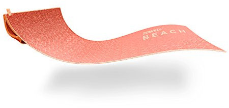 STRYVE ® TOWELL +Beach Strandhandtuch (180 x 90cm) Großes Strandtuch, Perfektes Urlaub Zubehör (Grau, Blau, Peach) Badetuch Mit Tasche